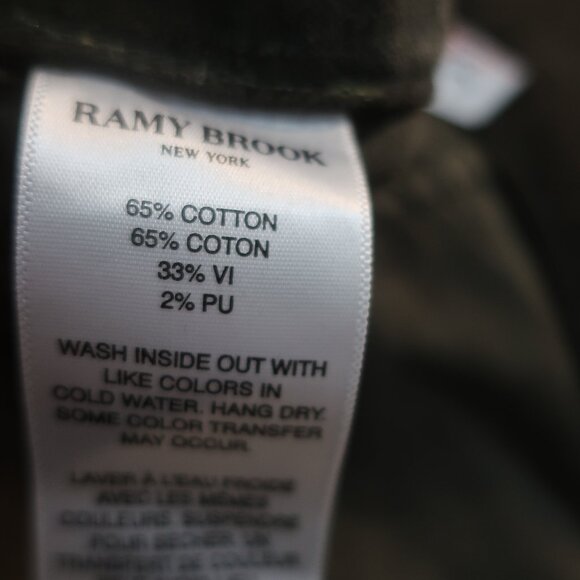 Womens Ramy Brook Gray Velvet Wide Leg Jeans 26 - Picture 10 of 10